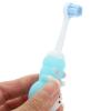 POPETPOP 2pcs Kids Toothbrushes with Extra Soft Silicone Bristles, Bear Shaped Manual Toothbrushes for Toddlers and Kids, Safe and Effective Cleaning for Daily Oral Care view 4