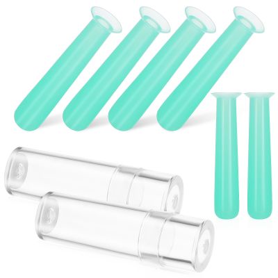 FUOYLOO 15 Pcs Lenses Applicator Tool Lenses Suction Stick Silicone Smooth Surface Portable Contact Lens Removal Aid for Travel and Daily Use