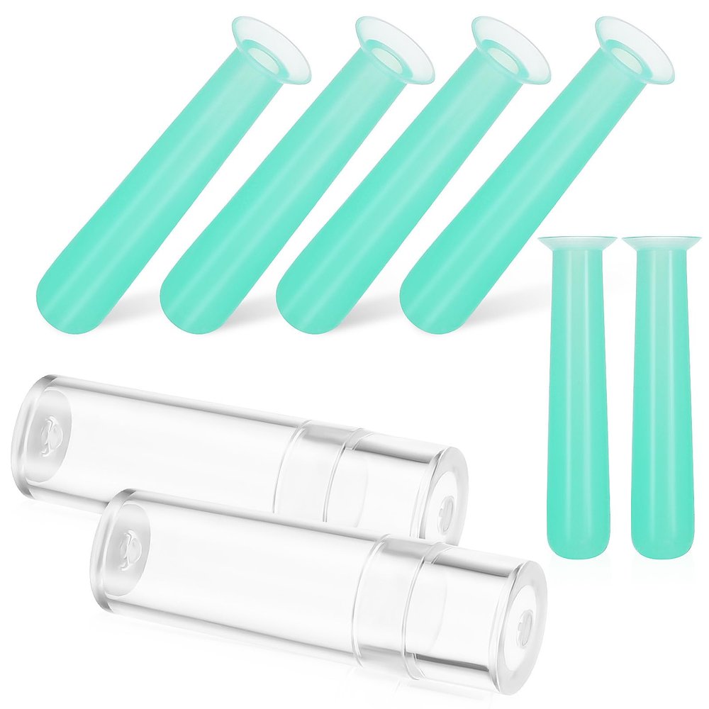 FUOYLOO 15 Pcs Lenses Applicator Tool Lenses Suction Stick Silicone Smooth Surface Portable Contact Lens Removal Aid for Travel and Daily Use