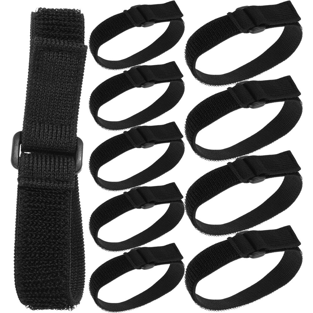 FRCOLOR 10pcs Bento Box Band Elastic Bento Fixing Bands Blended Fabric Simple Design Ergonomic Easy to Store Strap Portable for Lunch Container Use
