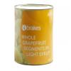 Brakes Whole Grapefruit Segments in Light Syrup 3kg Juicy Citrus Segments Ideal for Breakfast, Desserts and Salads Catering Size view 1