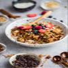 Low Sugar Granola with Nuts & Seeds, High in Fibre, Vegan and Vegetarian, 400g view 2