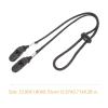 Ciieeo 2pcs Adjustable Hat Strap Clips Anti-lost Straps Windproof Nylon Plastic Preventing Hat from Falling Fishing Hiking Outdoor Use view 2