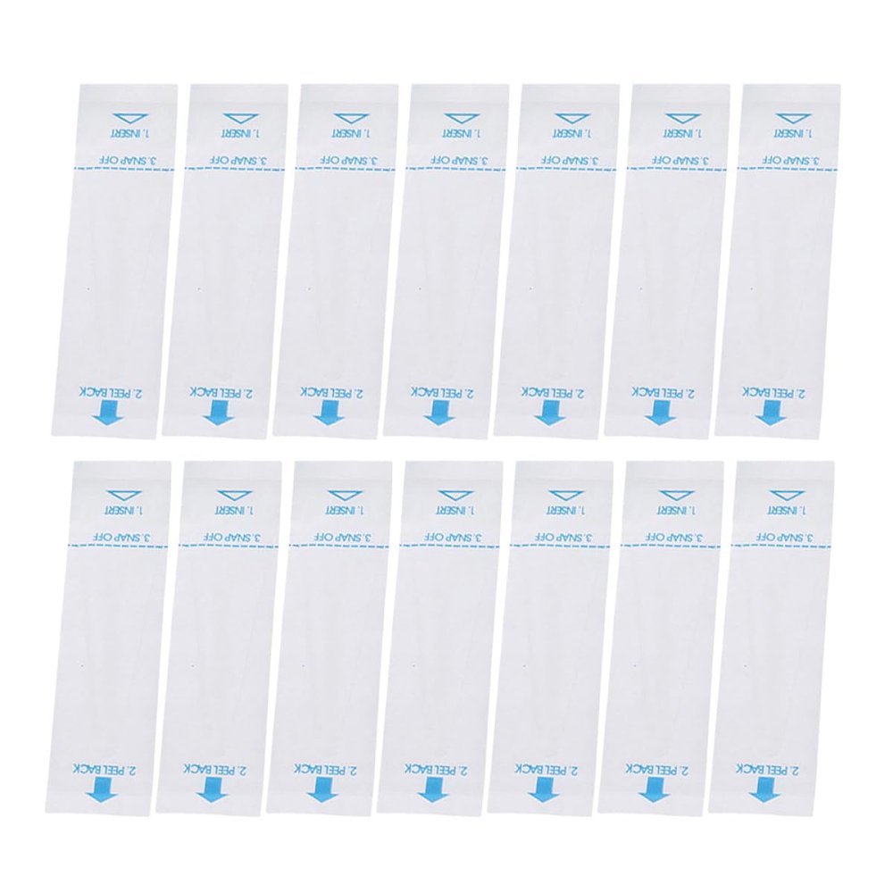 HOOWIFFY 100pcs Thermometer Tip Covers Disposable Probe Protectors Paper Cover White Prevents Contamination Accurate Temperature Measurement for Cats and Dogs Health Monitoring