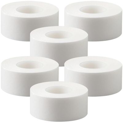VICASKY 6 Rolls Sweat-absorbent Pad Sweat Liner Self-adhesive Convenient to Disassemble White Non-woven Fabric Collar Protector for Dress Collar and Hat