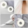VICASKY 6 Rolls Sweat-absorbent Pad Sweat Liner Self-adhesive Convenient to Disassemble White Non-woven Fabric Collar Protector for Dress Collar and Hat view 3