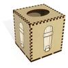 Azeeda Square 'Cricket Pads' Wooden Tissue Box Cover (TB00074565) view 1