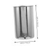 Alipis 1000ml Metal Hanging Bucket Stainless Steel Easy to Clean Suitable for Personal Or Home Constipation Relief Health Care view 2