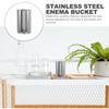 Alipis 1000ml Metal Hanging Bucket Stainless Steel Easy to Clean Suitable for Personal Or Home Constipation Relief Health Care view 3