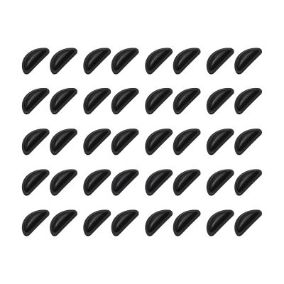 20 Pairs Silicone Nose Pads Silicone Texture for Acetate Frame Glasses Soft Comfortable Nonslip Eyewear Accessories Replaceable Nose Pads Acetate Frame