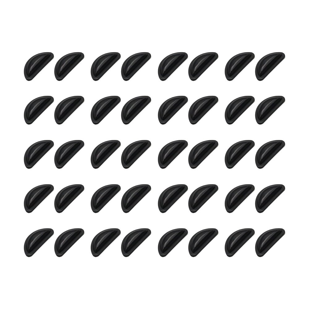 20 Pairs Silicone Nose Pads Silicone Texture for Acetate Frame Glasses Soft Comfortable Nonslip Eyewear Accessories Replaceable Nose Pads Acetate Frame