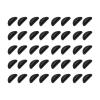 20 Pairs Silicone Nose Pads Silicone Texture for Acetate Frame Glasses Soft Comfortable Nonslip Eyewear Accessories Replaceable Nose Pads Acetate Frame view 1