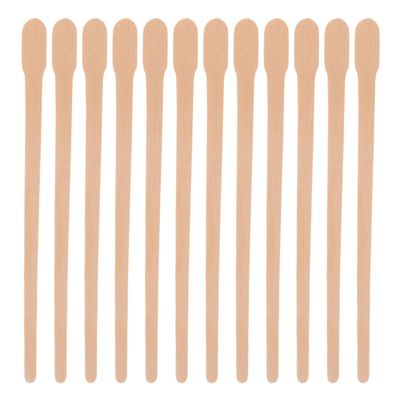 HOOWIFFY 1000pcs Wood Wax Applicator Sticks for Nose and Body Hair Removal Portable Waxing Tools for Professional and Home Use