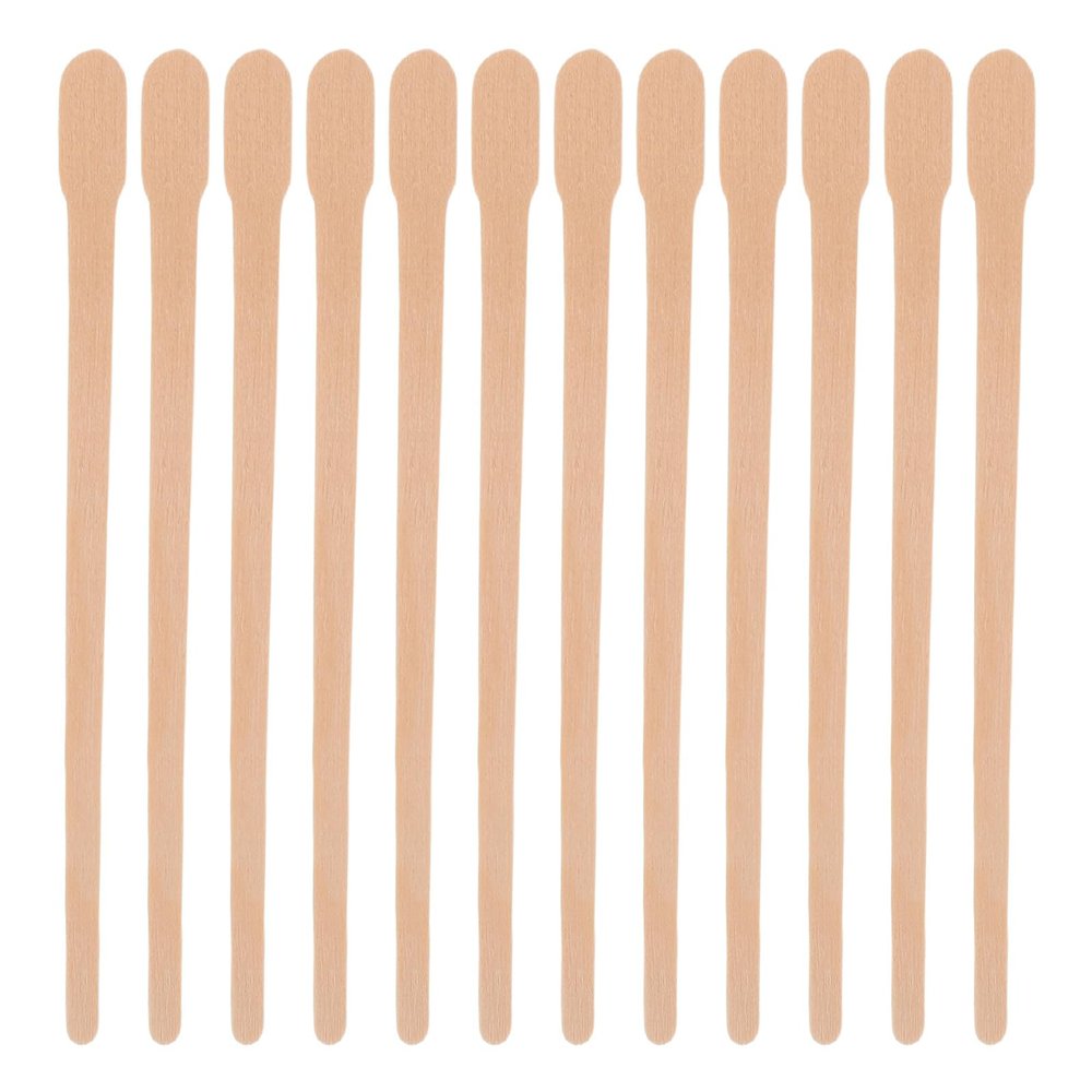 HOOWIFFY 1000pcs Wood Wax Applicator Sticks for Nose and Body Hair Removal Portable Waxing Tools for Professional and Home Use