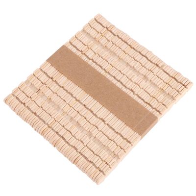 SHERCHPRY 150pcs Craft Stick Ice Cream Sticks Wooden Safe to Use Without Splinter Handmade for Ice Cream Craft at Party Suitable for Teachers and Crafters
