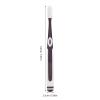 AMUSLESUR Ergonomic Silicone Toothbrush Heads for Adults Soft Nano Bristles 4Pcs Set with Comfortable Handle for Family and Travel view 2