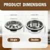 2 Pcs Single & Double Cup Filter Basket for Ninja Luxe Cafe ES601 ES701 view 3