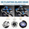 1 Pack Replacement Head Compatible with Remington Balder Pro Head Shaver XR7000 XR1500 XR1501, 5 Dual Track Replacement Blades for Bald Head Shaver, Includes Cleaning Brush view 2