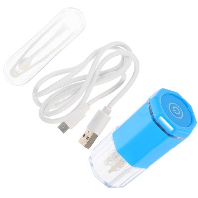 BETOOKY Electric Lens Cleaner Removes Protein Impurities Efficiently Automatic USB Charging Contact Lens Washer with Abs Material Blue Full-Automatic for Home Use