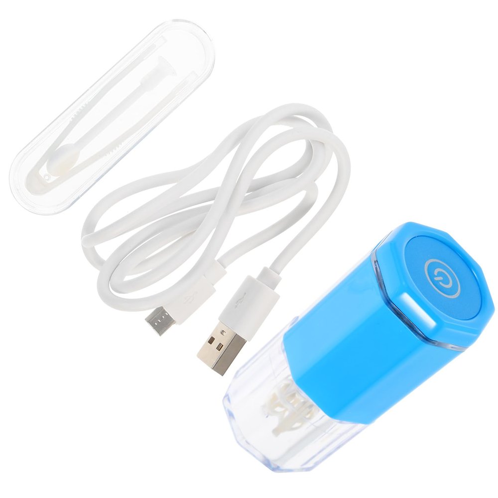 BETOOKY Electric Lens Cleaner Removes Protein Impurities Efficiently Automatic USB Charging Contact Lens Washer with Abs Material Blue Full-Automatic for Home Use