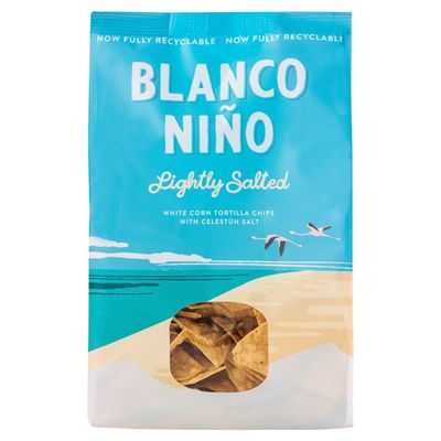 Blanco Nio White Corn Tortilla Chips with Celestn Salt 170g