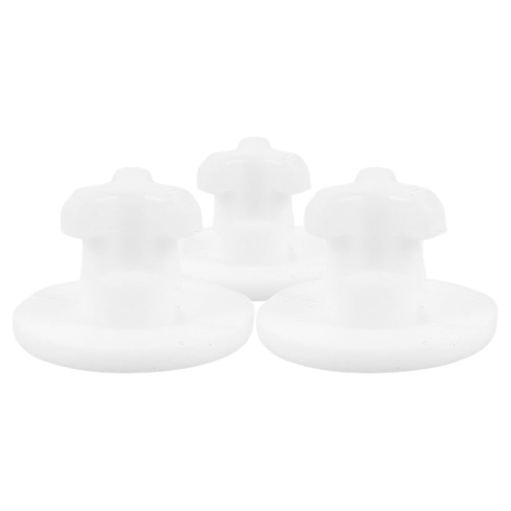ibasenice Lunch Box Silicone Air Tight Stopper 3Pcs Leakproof Sealing Plugs Suitable for Heated Food Storage Containers