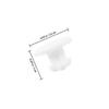 ibasenice Lunch Box Silicone Air Tight Stopper 3Pcs Leakproof Sealing Plugs Suitable for Heated Food Storage Containers view 2
