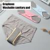 6PCS Washable Panty Liners for Incontinences Cotton Reusable Sanitary Pads, Leakproof Washable Pads for Women, Underwear Pad, Breathable Napkins Feminine Pad for Elderly Care Postpartum (Yellow) view 4