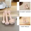 Cabilock 4pcs Wooden Tart Mold Set Egg Tart Mold Baking Tool Pastry Dough Pusher for Dessert Shaping Baking Kitchen Tool view 3
