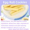 DAMAICHUHAI Egg Rolls,Taro Milk Egg Roll, So Flaky it Crumbles, The Milky and Sweet Taro Flavor is Irresistible, Layer Upon Layer of Crispiness, 2 Boxes, 400g/14.1oz. view 2