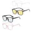 WaaRiuQ Blue Light Glasses, Set of 4 Protective Eyewear with Fashionable Frame Options, Digital Eye Protection for Screen Time, Computer Work and Smartphone Usage view 1