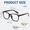 WaaRiuQ Blue Light Glasses, Set of 4 Protective Eyewear with Fashionable Frame Options, Digital Eye Protection for Screen Time, Computer Work and Smartphone Usage view 2