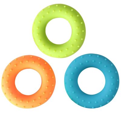 Alipis 3pcs Silicone Hand Trainer Silicone Hand Gripper Rings Stress Tension for Musicians and White-Collar Workers