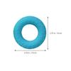 Alipis 3pcs Silicone Hand Trainer Silicone Hand Gripper Rings Stress Tension for Musicians and White-Collar Workers view 2