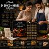 JOLAFUNBS Collection 24 Cooking Gourmet BBQ Grilling Steak Rubs - All Purpose Seasoning Herbs, Spices & Seasonings - Basil, Thyme, Italian Herbs & More Gift Ideas For House Warming Gifts New Home view 2