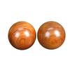BETOOKY 2pcs Wooden Massage Balls Hand Exercise Balls Manual Dexterity and Massage Fingers Round Shape Brown Wood for Home Fitness and Physiotherapy view 1