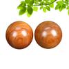 BETOOKY 2pcs Wooden Massage Balls Hand Exercise Balls Manual Dexterity and Massage Fingers Round Shape Brown Wood for Home Fitness and Physiotherapy view 3