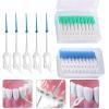 Interdental Brush 40/120pcs Interdental Brush Silicone Clean Tooth Crevices Toothpicks Dental(Green 40Pcs) view 2