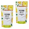 Iced Fruity Drink Pouch Bundle Pack Refreshing Beverages 190ml, 2-Pack | 6 Flavours Variety Set (Blue Lemon, Pineapple, Green Grape, Peach, OmijaHoney Grape Fruit) (Pineapple Ade) view 1