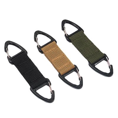 NULYLU 3pcs Mask Ear Hook Strap Buckle Sturdy Stable Double Side Hooks Nylon Plastic Steel Backpack Accessories Unique Design for Outdoor Use