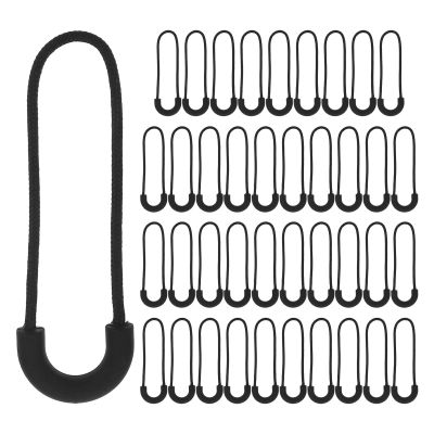 Gadpiparty 40pcs Zipper Repair Kit Zipper Replacements Black for Mailbags Backpacks DIY Clothing Large Size Storage Bags