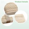 Tressify 50Pcs Sicle Sticks Wooden Ice Sticks, DIY for Crafts & Ice Cream view 4