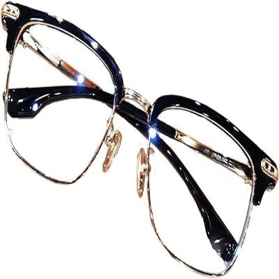 AILISK Besyner OptiReaders Pro (Black and gold frame,2PCS)