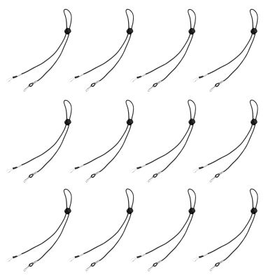GAROZATION 12 Pcs Adjustable Mask Cords Mask Lanyards Strong Support Wear-Resistant Plastic Polyester Metal for Cycling Hiking and Glasses