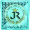 JR Feuilles de Brick Pastry Sheets 170g (10 Sheets) Pack of 5 French Pastry for Savory and Sweet Dishes view 1