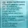 JR Feuilles de Brick Pastry Sheets 170g (10 Sheets) Pack of 5 French Pastry for Savory and Sweet Dishes view 4