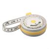 YJDOORPLAY Health Focused Retractable Tape Measure for BMI Estimation and Routine Body Circumference Evaluation at Home (yellow) view 2