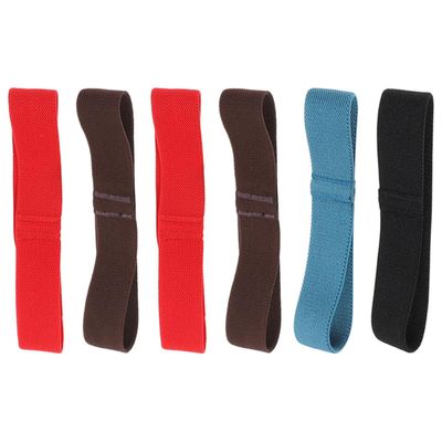 CALLARON 6pcs Nylon Bento Box Bands Lunchbox Elastic Straps Elastic Lunchbox Straps Simple Design Details Safe for Food Storage Easy to Extract and Move for Kitchen Storage and Organization