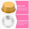 Abaodam Hair Removal Waxing Bowl Aluminum Foil Wax Melt Pot 10Pcs Sturdy Heat-Resistant Small Size Home Beauty Salon Waxing Accessory for Convenient Wax Melting and Application view 3
