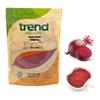Trend Organic Beetroot Powder 500g 100% Pure Ground Beetroot Certified Organic, Non-GMO, No Additives Natural Food Colouring & Cooking Ingredient Resealable Pouch view 2